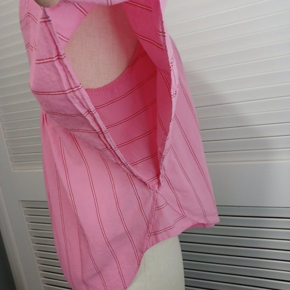 Madewell Cecelia Pink Stripe Butterfly Top - Picture 10 of 12